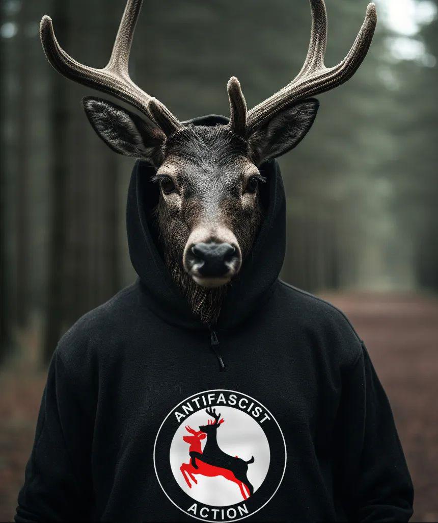 Primeras imágenes del ciervo que fue acorralado y atacado por Frank Cuesta.