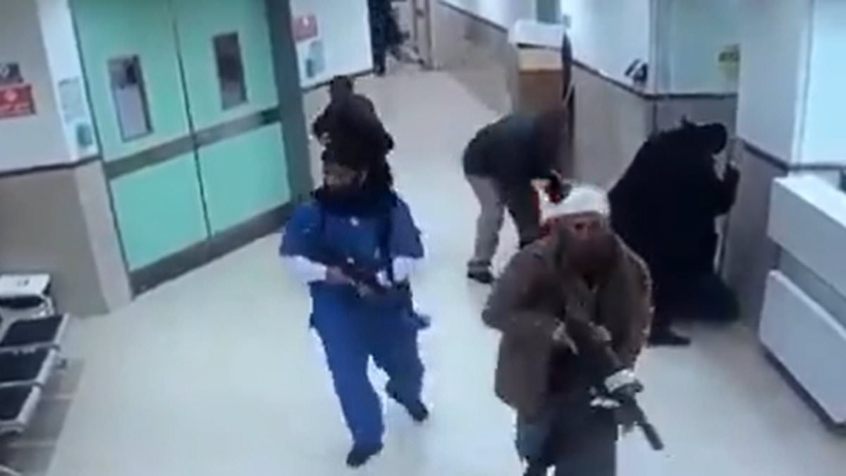 Daily Mail Online on X: "CCTV shows Israeli spec ops team dressed as Muslim  women and sporting fake beards storm West Bank hospital and kill three 'terrorists  planning October 7-style attack' https://t.co/8ESWo78KPF