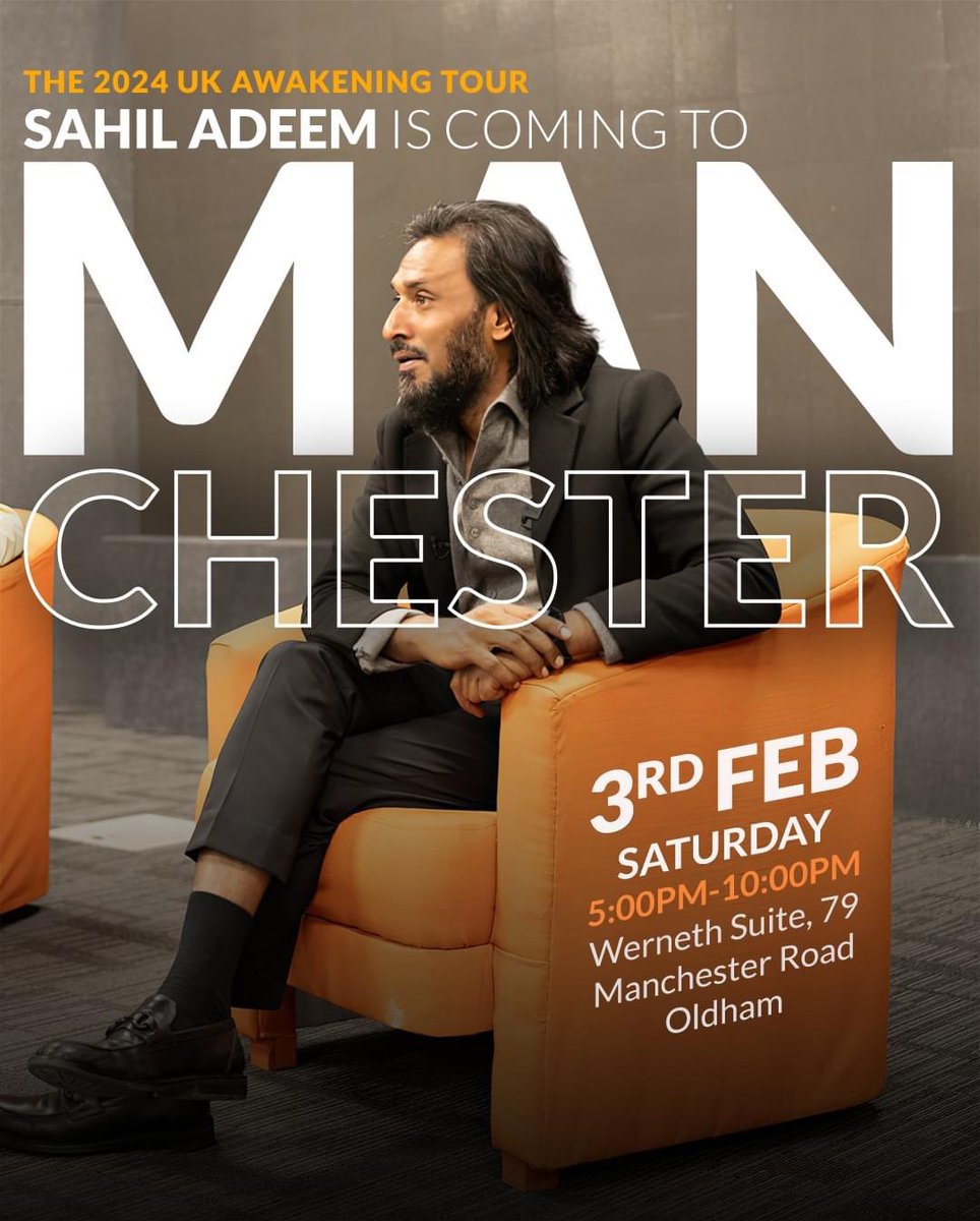 𝗔𝗥𝗘 𝗬𝗢𝗨 𝗥𝗘𝗔𝗗𝗬 𝗙𝗢𝗥 𝗧𝗛𝗜𝗦 𝗠𝗘𝗚𝗔 𝗘𝗩𝗘𝗡𝗧? Mark your calendars for 3rd Feb 2024 InshaAllah, For more information please contact: +44 7365 295524 | +44 7853 314479 For 𝐓𝐈𝐂𝐊𝐄𝐓𝐒 🎫 rb.gy/w8po9k #sahiladeem #IslamicMessagingSystem
