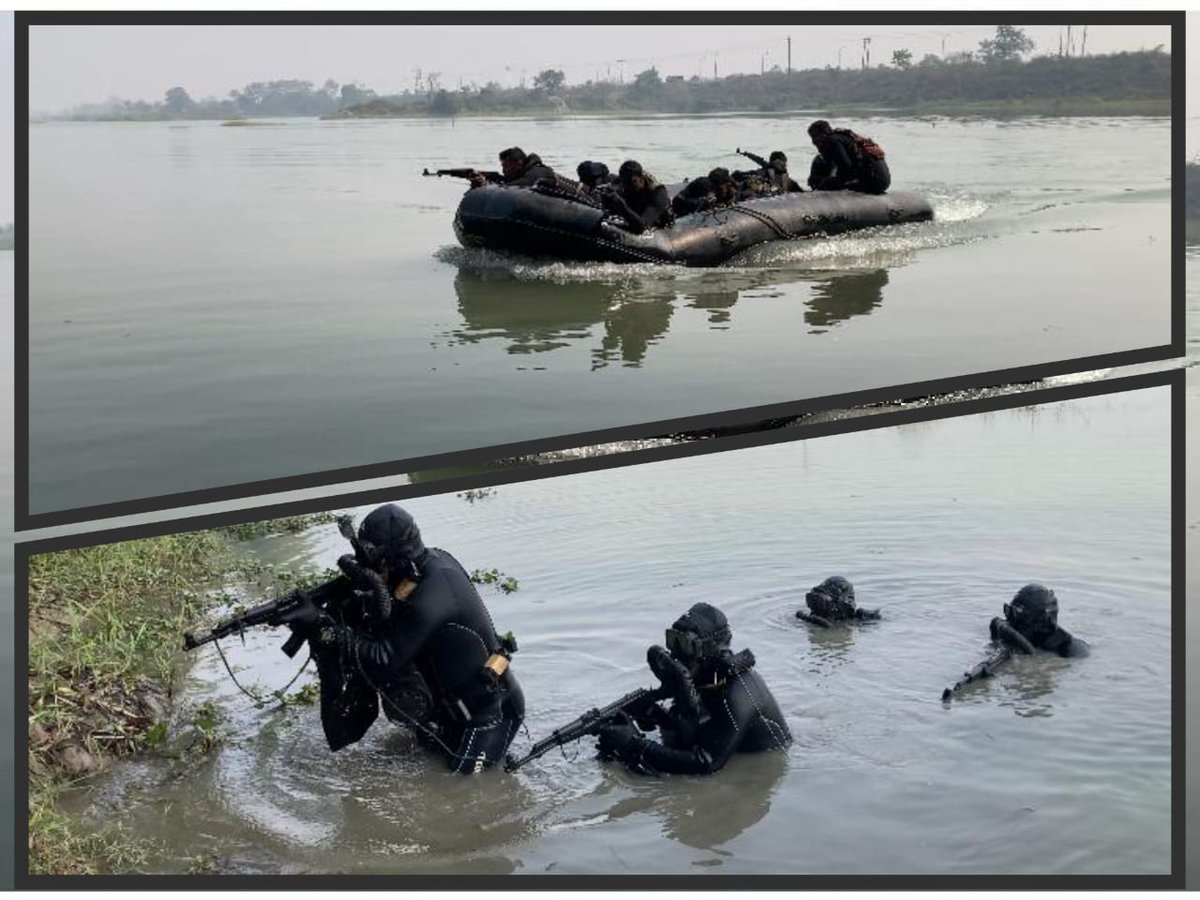 easterncomd's tweet photo. #IndianArmy
Indian Army recently conducted large scale air borne training exercise “Devil Strike” in North Bengal where in the airborne force consisting of 1000 Para troopers & GARUDs inducted into designated area by Combat Free Fall (CFF) employing latest Guided Precision Aerial Delivery System #GPADS, destroyed High Value Targets (HVTs) while Post Strike Damage Assessment being carried by Remotely Piloted Aircraft (RPA).
The exercise showcased integrated employment of latest weapons & equipment in a networked battlefield under intense Electronic Warfare environment & Indian Armed Forces’ capability to employ an air borne force swiftly in a dynamic situation.
#YearOfTechnologyAbsorption #OnPathToTransformation
@adgpi
@SpokespersonMoD
@IAF_MCC
Facebook - https://t.co/OKe8ZWnXMA
Instagram - https://t.co/ImtF5TITdo