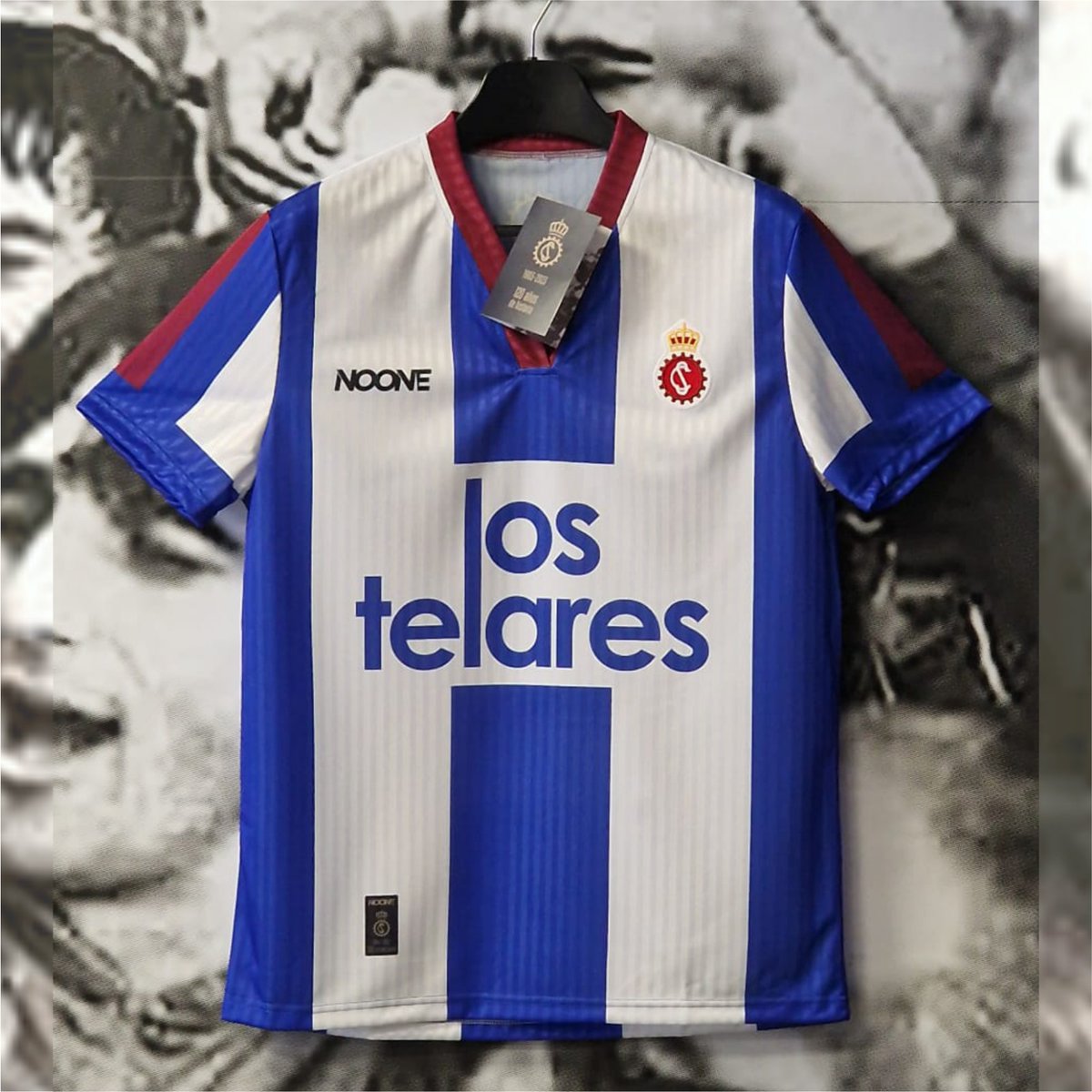 👕 𝐂𝐚𝐦𝐢𝐬𝐞𝐭𝐚 1️⃣2️⃣0️⃣ 𝐚𝐧𝐢𝐯𝐞𝐫𝐬𝐚𝐫𝐢𝐨 (1903-2023)

‼️ Ya a la venta en nuestra tienda
🪙 59,95€ (10% descuento soci@s)

7️⃣ Un número de leyenda 
🛡️ Escudo conmemorativo bordado
🔙 Inspirada en la elástica de la temporada 1989/90

🔝 Edición especial 💙