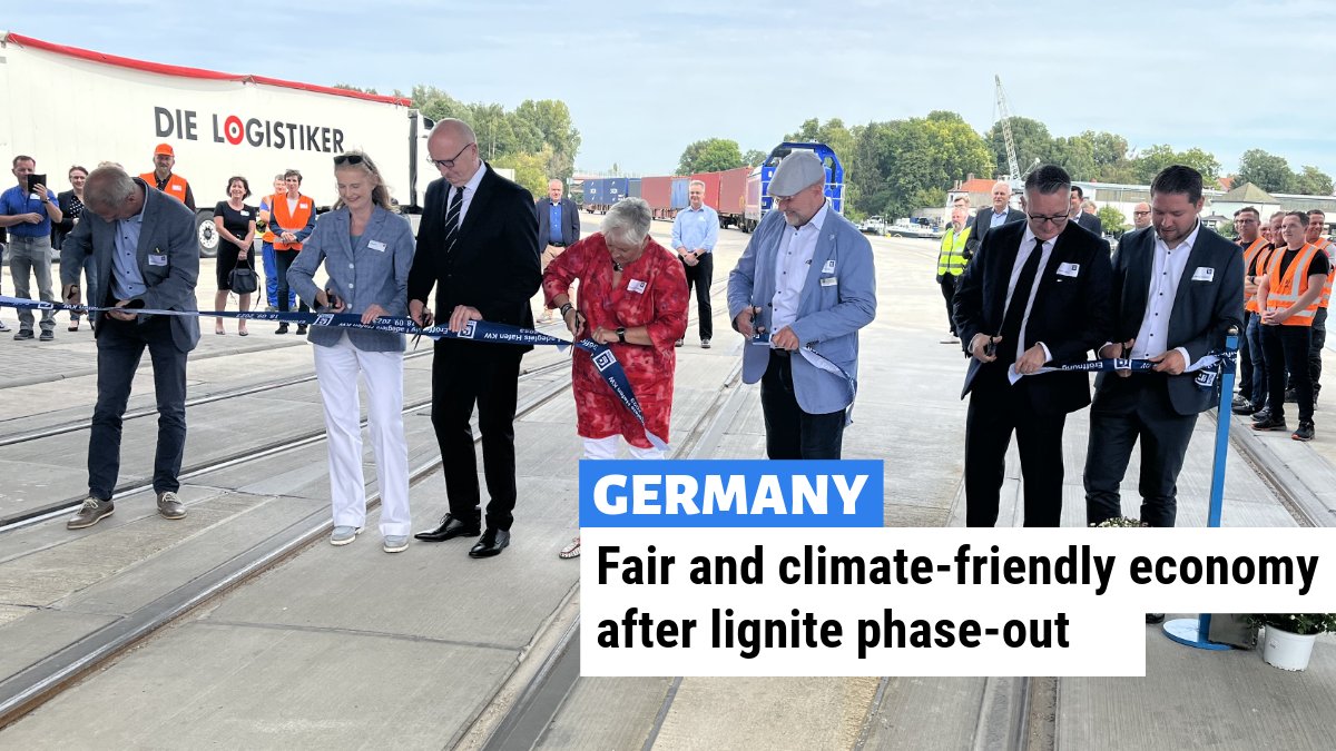 In Germany together with @ilb_wirfoerdern we support the region of Lusatia's lignite phase-out and its social and green transformation with €150 million investing in: 🟢Renewable energy 🟢Public transport 🟢Reskilling 🟢Municipal development 🟢Health. 🔗bit.ly/3ShtMAC