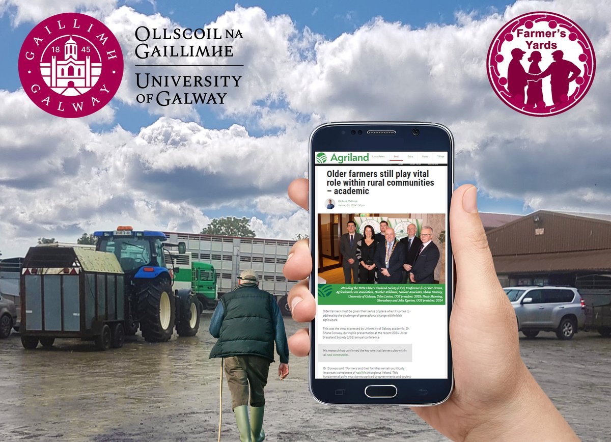 Thanks to <a href="/Halleron_r/">Richard Halleron</a> for writing a piece for <a href="/AgrilandIreland/">Agriland</a> about my presentation on the social &amp; emotional issues affecting farmers in later life, particularly in relation to the prospect of 'stepping aside' &amp; retiring at <a href="/UlsterGrassland/">Ulster Grassland Society</a>'s conference.
agriland.ie/farming-news/o…