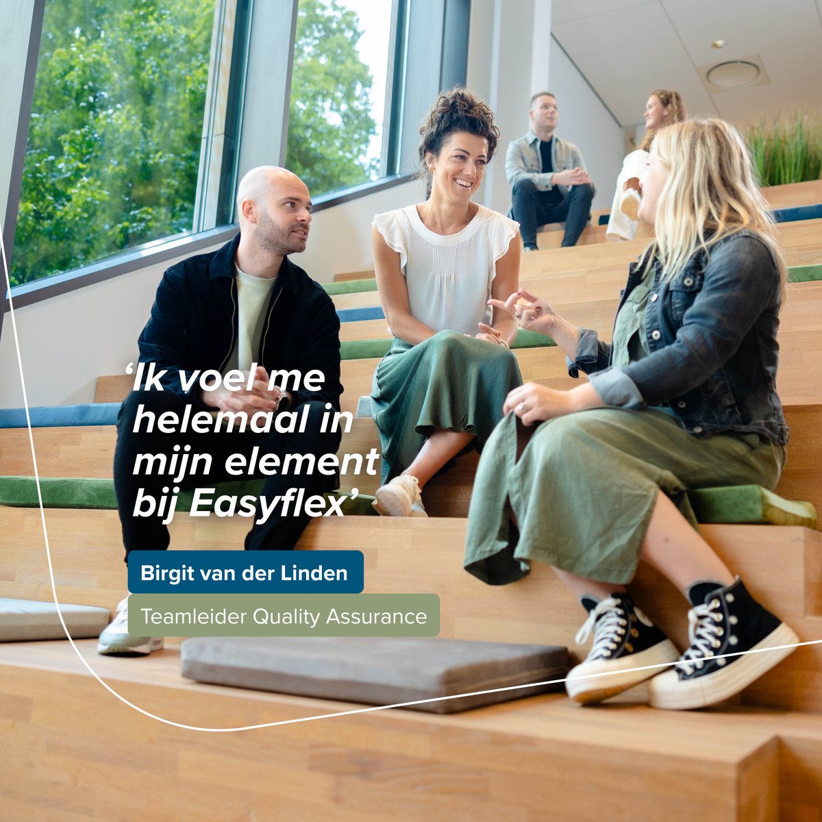 easyflexnl's tweet image. “Bij Easyflex heb ik mijn plek gevonden!”, zegt Birgit enthousiast. “Met een divers takenpakket, heel veel fijne collega&apos;s en een verantwoordelijke rol in een bedrijf dat nooit stilstaat, voel ik me helemaal in mijn element.”

#werkenbijEasyflex #uitzendsoftware #greatplacetowork