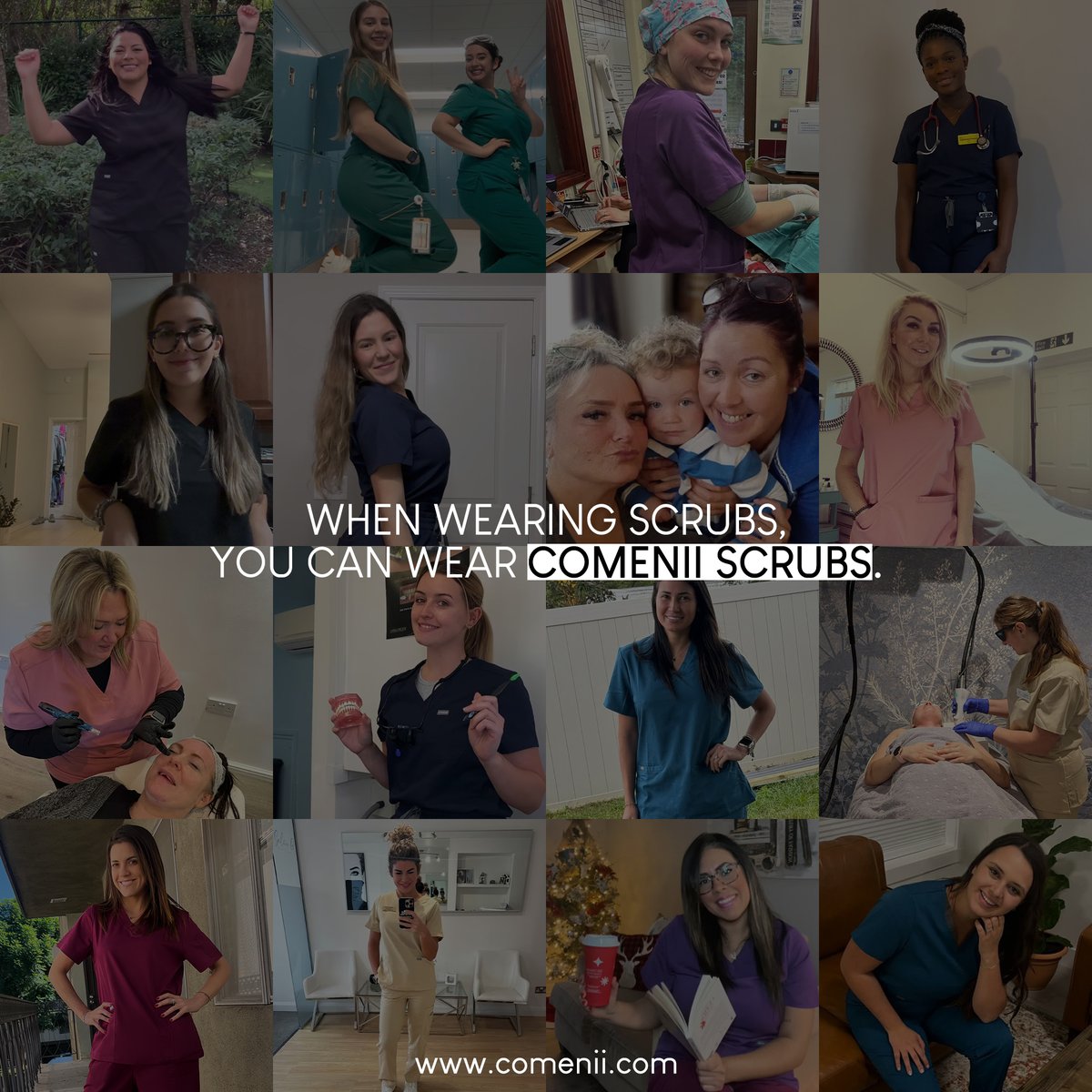 COMENIIscrubs's tweet photo. Why? Because we're committed to constant improvement. Every stitch, every detail, is crafted with your comfort and satisfaction in mind. With COMENII, you're not just buying scrubs; you're investing in quality, confidence, and a community dedicated to excellence. https://t.co/saGckVLW8C