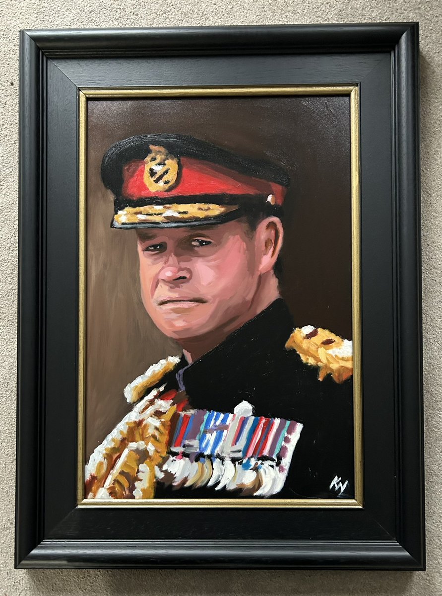 kev9348's tweet photo. Pleased to say the CGS General Sir Patrick Sanders KCB CBE DSO ADC Gen has gratefully received his oil painting 
#headofbritisharmy #chiefofgeneralstaff #britisharmy #britisharmyofficer #militaryportrait #militaryart #militaryartwork @ArmyCGS @ArmySgtMajor @BritishArmy https://t.co/C29kJLJYgV