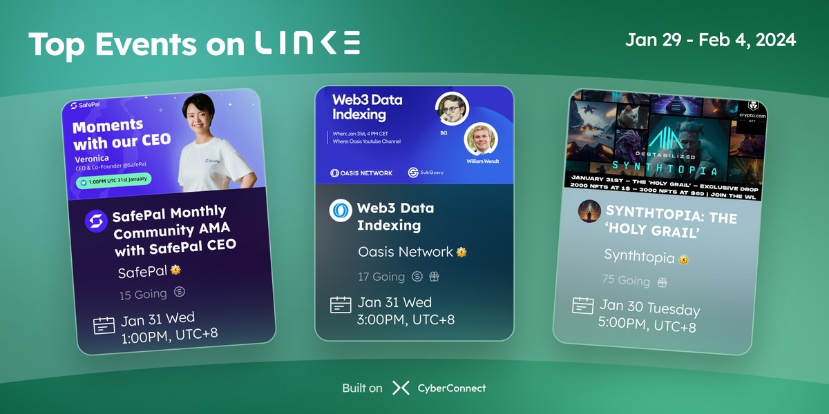 This week's top events are in 😍

Which one are you going to be attending? 👇🏼🧵