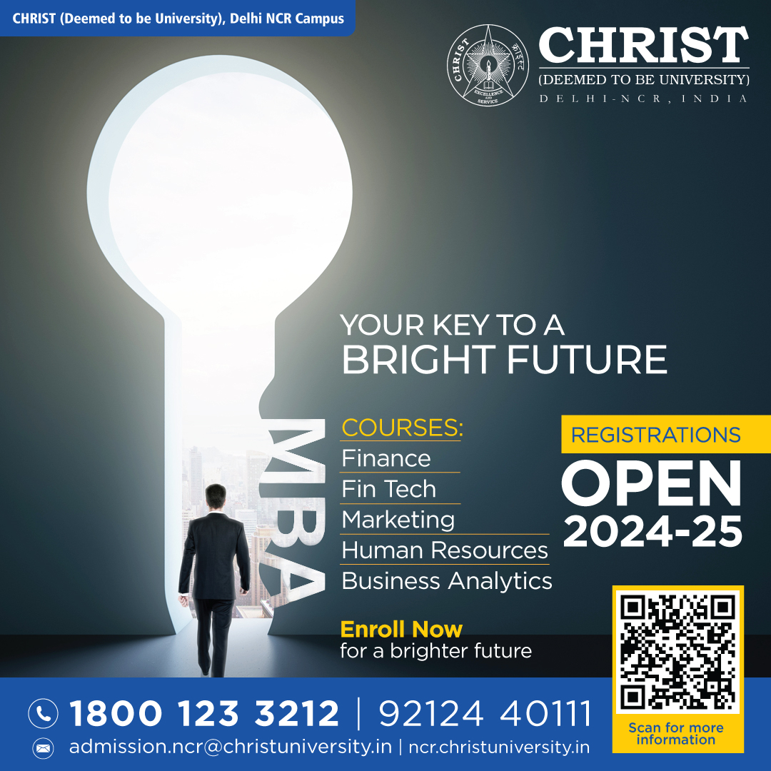 Sowing your hard work will only bestow you with a successful yet spectacular future. Specialization with Expertise. A combination to die for! Get access to top educators with unlimited access to growth. 
MBA registrations for 2024-25 are now open. 
Enrol soon!