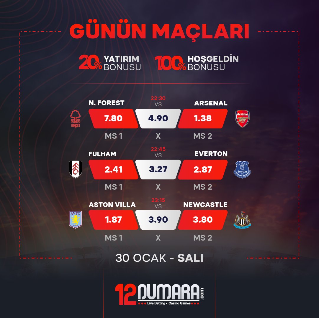onikinumarax's tweet photo. 🔸Onikinumara'da Günün Maçları Başlıyor!  

⚡️%20 Yatırım Bonusu ve %100 Hoşgeldin Bonusu avantajlarıyla kazancınızı katlayın!  

 👍Hemen yatırım yapın ve günün heyecanlı maçlarına katılın. 
Bonuslarınızla kazanmanın keyfini çıkarın! https://t.co/5rySp8Fn7B