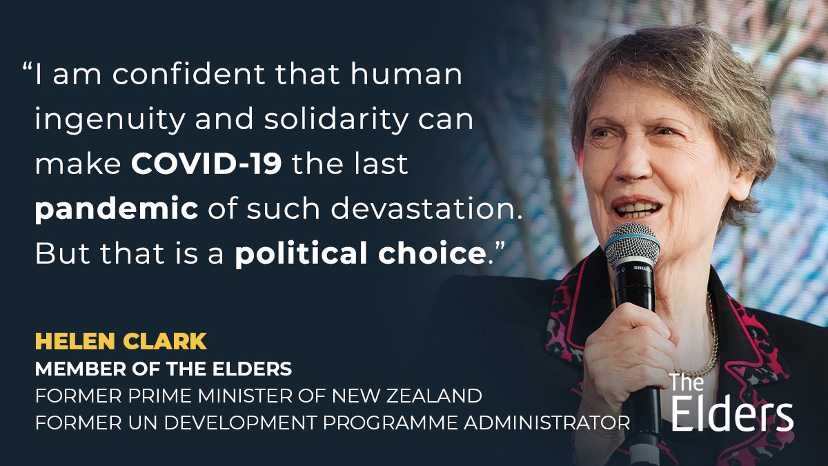 Four years since #COVID19 was declared a global health emergency, the world remains unprepared for the next pandemic. Elders join members of @GPMB, @TheIndPanel & other experts to call on leaders to step up & help deliver an ambitious #PandemicAccord at the #WHA77 in May. 1/2