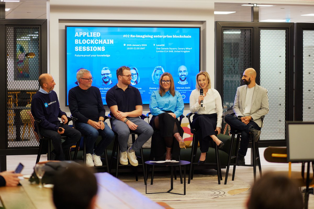 And that's a wrap!
Our event last Wednesday <a href="/Level39CW/">Level39</a> marked the start of a new year with our blockchain technology forecasts for 2024. For more information: linkedin.com/smart-links/AQ…

Thank you to our wonderful speakers and big thank you to all our guests and their contribution
