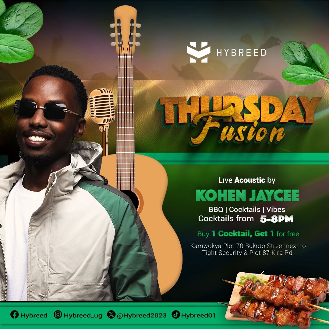 Thursdays are for acoustic music 😎💯
Its been a while, come let’s catch up on Thursday at @Hybreed2023 

See you then 💯