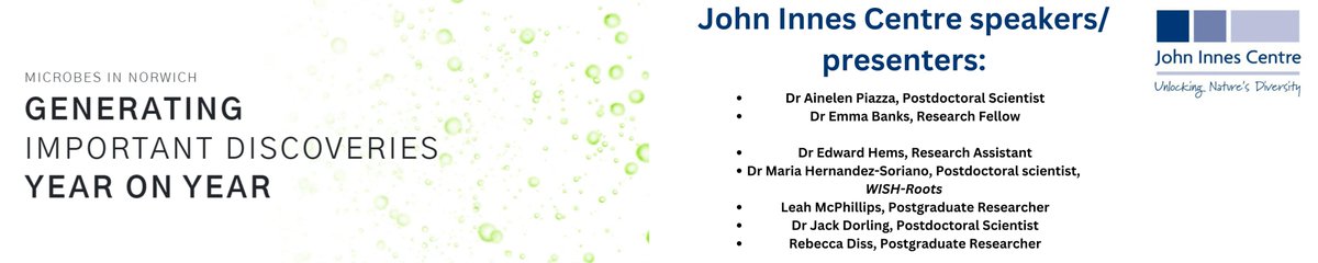 John Innes Centre (@johninnescentre) on Twitter photo We're excited to be hosting the next Microbes in Norwich <a href="/micronorwich/">Centre for Microbial Interactions</a> meeting at the John Innes Conference Centre on 15th February 2024 🦠🧫
Learn more about the Norwich Centre for Microbiology at microbesinnorwich.org We're excited to be hosting the next Microbes in Norwich <a href="/micronorwich/">Centre for Microbial Interactions</a> meeting at the John Innes Conference Centre on 15th February 2024 🦠🧫
Learn more about the Norwich Centre for Microbiology at microbesinnorwich.org