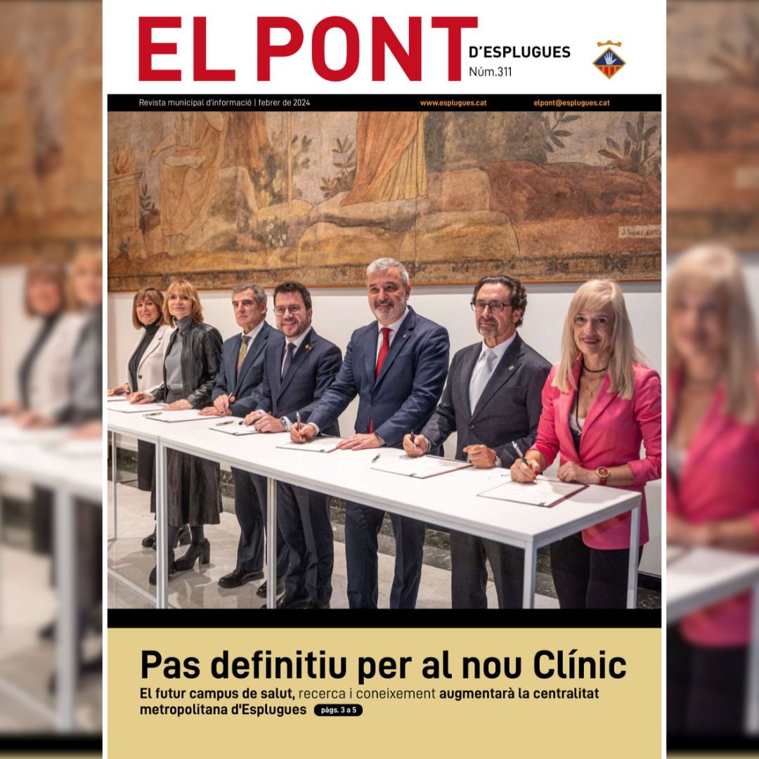 ajesplugues's tweet photo. 🗞️ Ja pots llegir en línia la revista municipal #ElPont d'#Esplugues del mes de febrer.
📲 El trobaràs aquí 👉 https://t.co/K5o6FGnQU4 https://t.co/6WiR7FdLh3