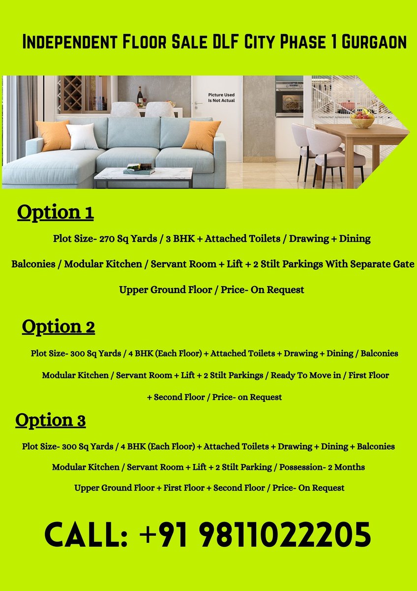 SettlersIndia's tweet image. Contact Us
+91 9811022205/ +91 9990065550
Email: settlersindia@gmail.com  
Website: settlersindia.com 

settlersindia.com/properties/ind…

settlersindia.com/properties/flo…

settlersindia.com/properties/bui…

#builderfloor #floorsale #gurgaon #3bhk #dlfphase1