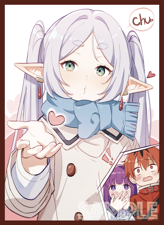 eatos_ye's tweet photo. 【台湾FF/エアサンクリ フォロー&amp;RTキャンペーン③】

エアサンクリで頒布予定の フリーレン スリーブ を抽選で１名様にプレゼント！

参加方法はフォロー&amp;このツイートをRT！
締め切りは2024年3月3日23時59分まで https://t.co/W9wl9Q9Ze3