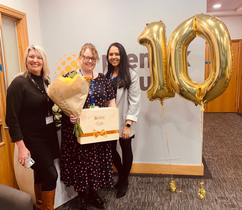 PremexGroup's tweet photo. Today we’re celebrating Emma Stubbs’ 10 year anniversary at Premex! Thanks for all your hard work over the years. Here’s to another 10! #LifeatPremex #careers https://t.co/p53QxLXJ90