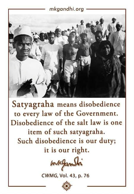 #HeyRam #MahatmaGandhi #JanaGanaMana #MartyrsDay
When #BJP4IND brings in unjust laws to favour #CronyCapitalists, #Corporates & #Privileged at the expense of #IndianNation and #IndianCitizens, Conscientious Citizens have a duty to disobey as #Satyagraha and #CivilDisobedience.