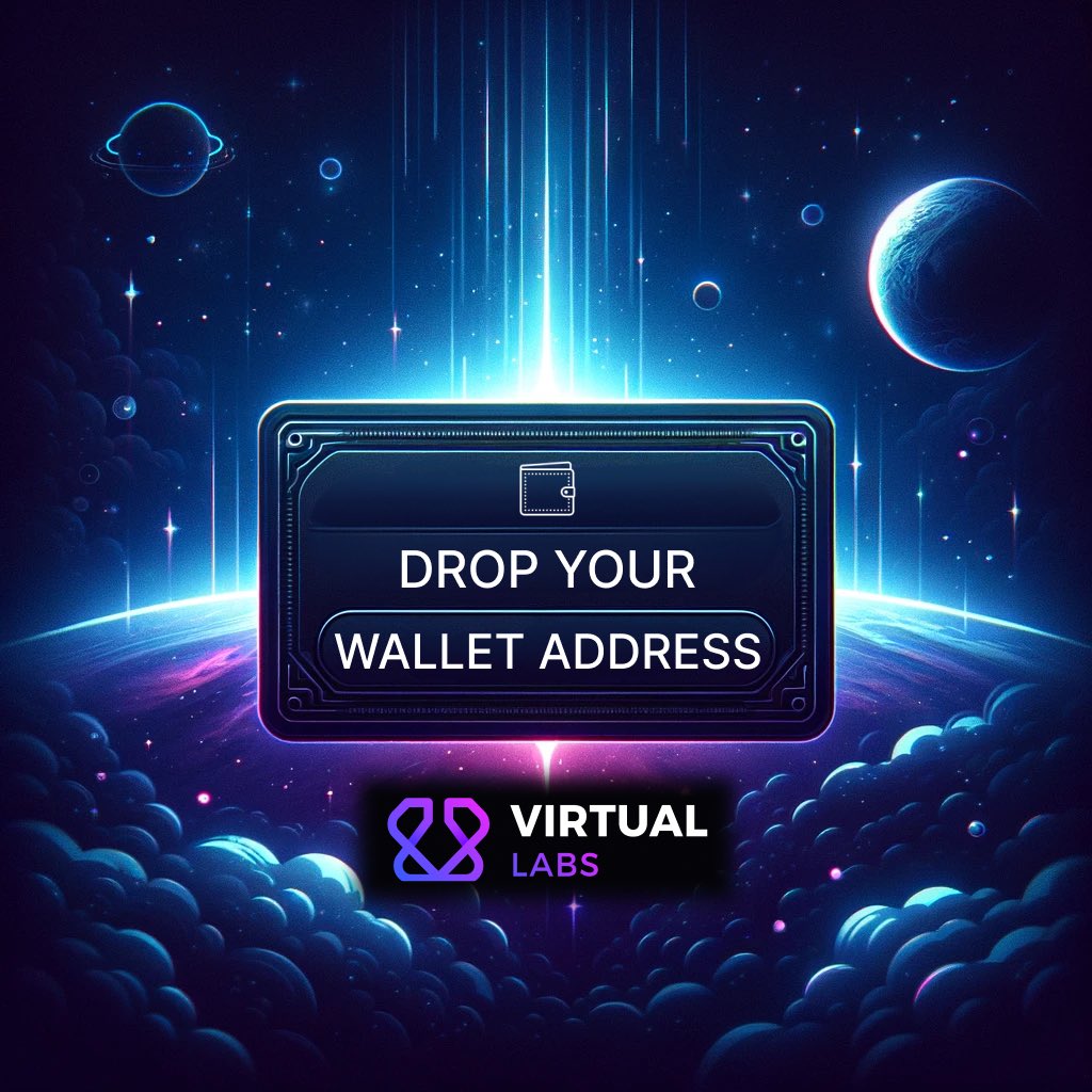 🎁 Surprise Reward Drop! 
Drop your wallet address below and we might just surprise you with a special reward. Make sure you have our extension installed first!

Get ready for a little magic from Virtual Labs. Who knows what might land in your wallet? 🌟