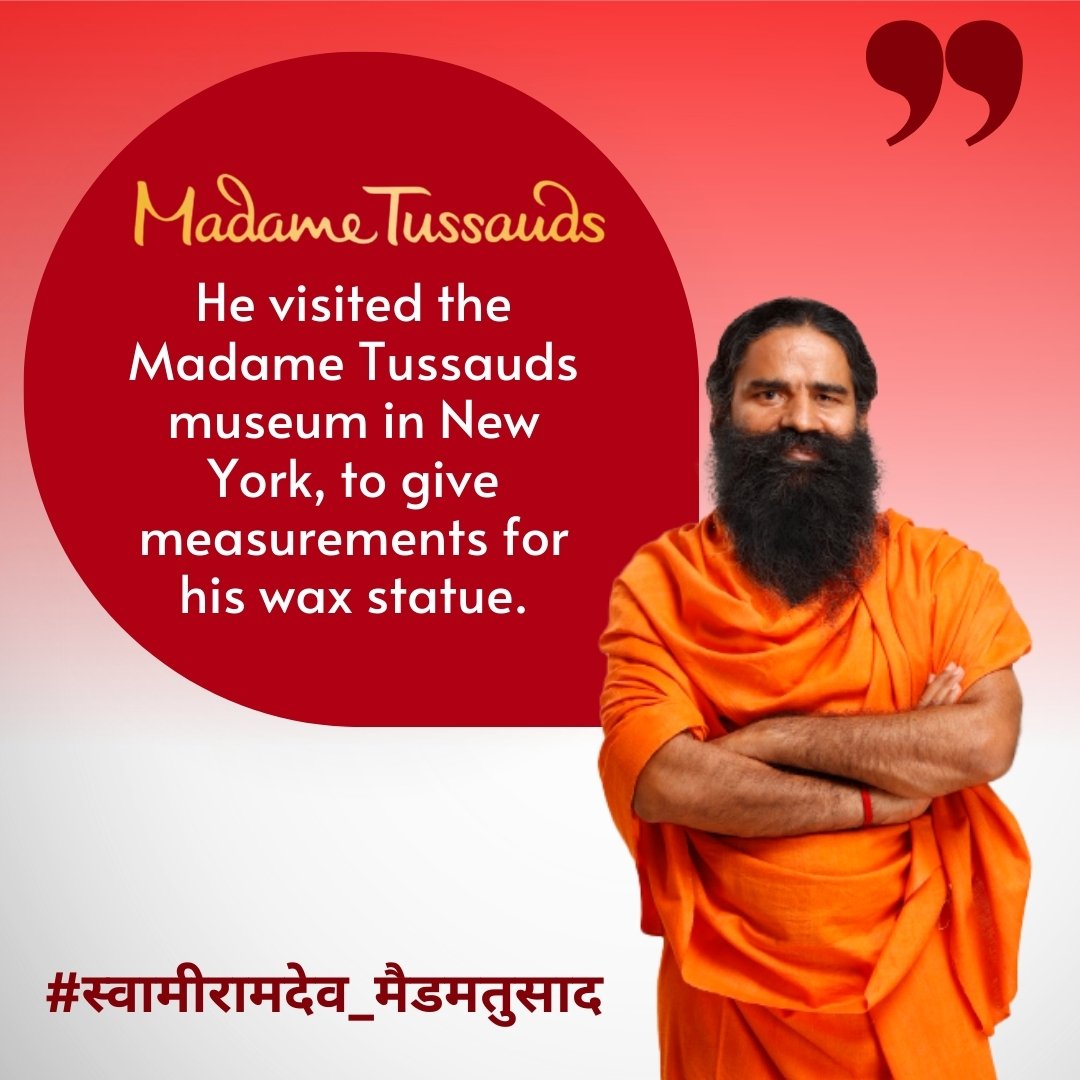 स्वामी रामदेव जी ने योग को विश्व में स्वस्थ जीवनशैली का माध्यम मान्यता देने के लिए अपना समर्पण किया है। उनका संदेश है कि योग से न केवल शारीरिक स्वास्थ्य, बल्कि मानसिक और आध्यात्मिक सुधार भी संभव है।
<a href="/yogrishiramdev/">स्वामी रामदेव</a>
#स्वामीरामदेव_मैडमतुसाद
SwamiRamdev Madame Tussauds