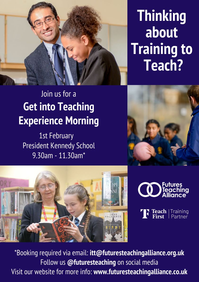🧑🏾‍🏫Thinking about training to teach?

Visit futuresteachingalliance.co.uk for more information.

#training #teacher #newbeginnings2024