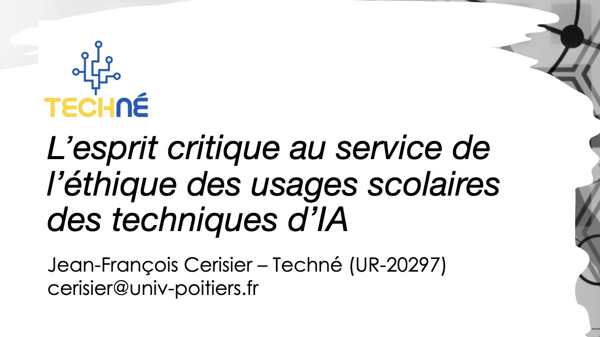 Enseigner l'EMI avec le numérique tweet media
