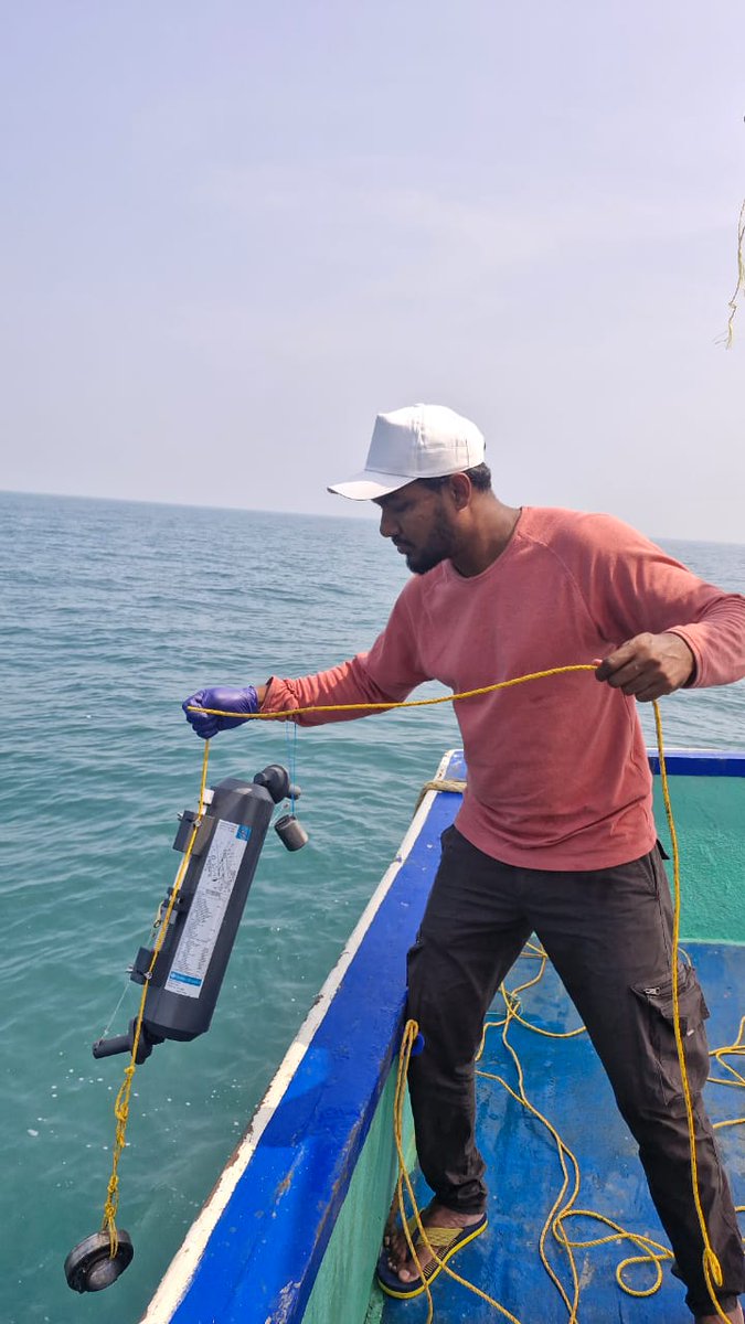 eDNA sampling in the Coastal waters off Kochi.