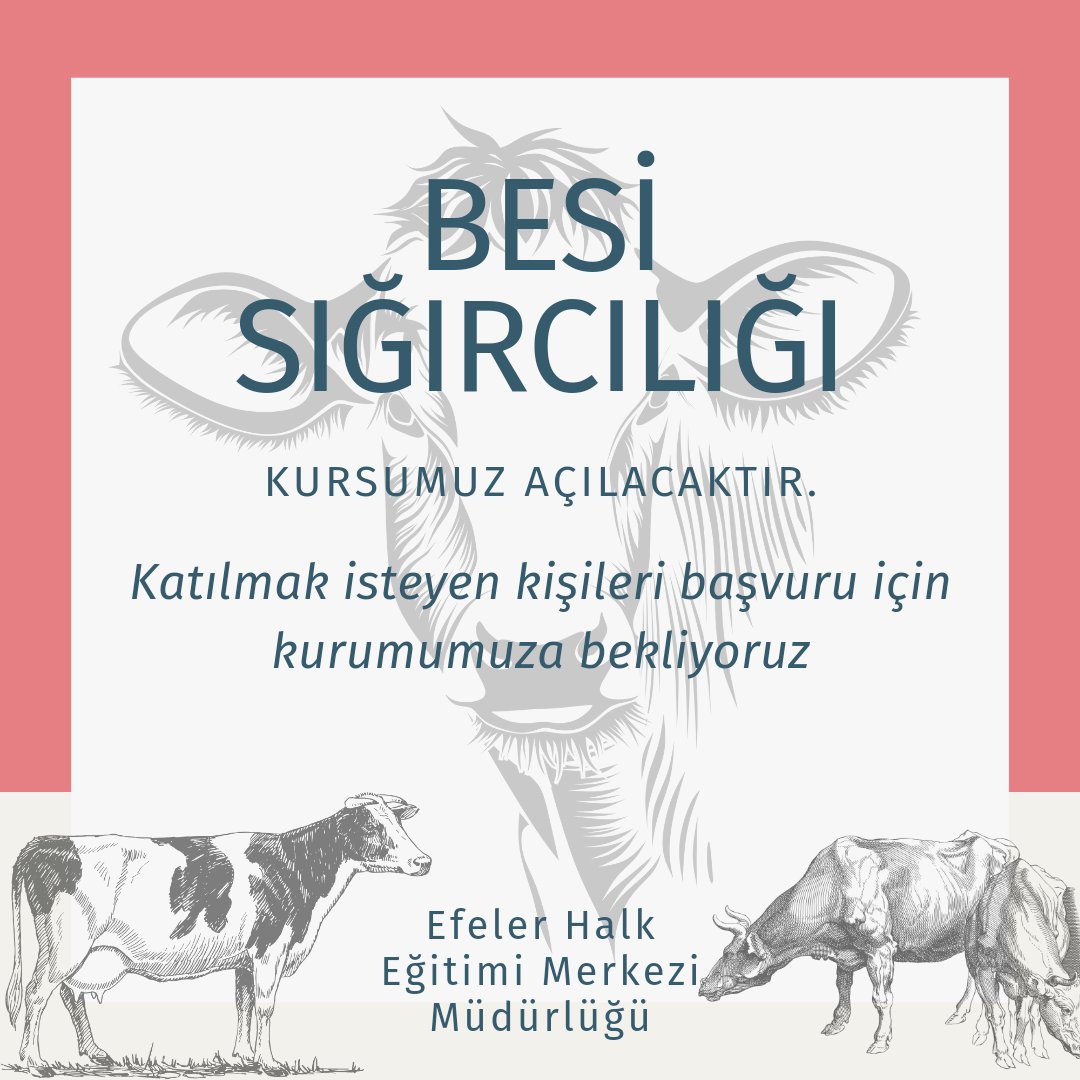 Besi Sığırcılığı kursu başlayacaktır.
<a href="/mebhbogm/">MEB Hayat Boyu Öğrenme Genel Müdürlüğü</a> <a href="/cengizmete/">Cengiz Mete</a> <a href="/Aydin_MEM/">Aydın İl Millî Eğitim Müdürlüğü</a> <a href="/ekicis20/">Süleyman EKİCİ</a> <a href="/efelerilcemem/">EFELER İLÇE MİLLİ EĞİTİM MÜDÜRLÜĞÜ</a>