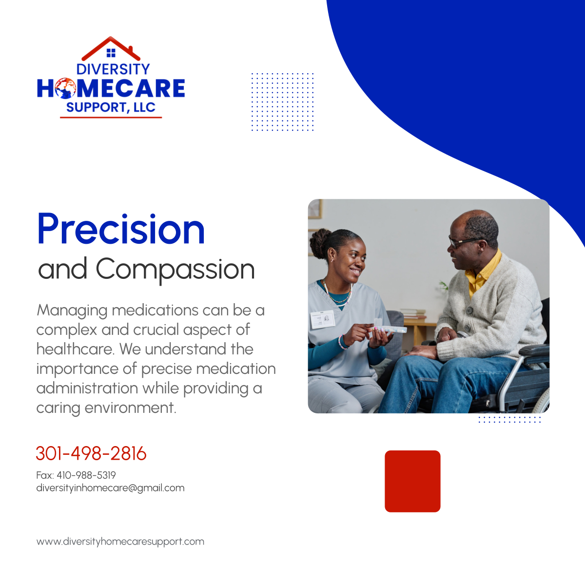 diversityhcsllc's tweet photo. Our medication administration services are designed to ensure that individuals receive their medications accurately and in a manner that respects their unique healthcare needs.

#EllicottCityMD #HomeHealthCareServices #MedicationAdministration https://t.co/YftKaeVCZe