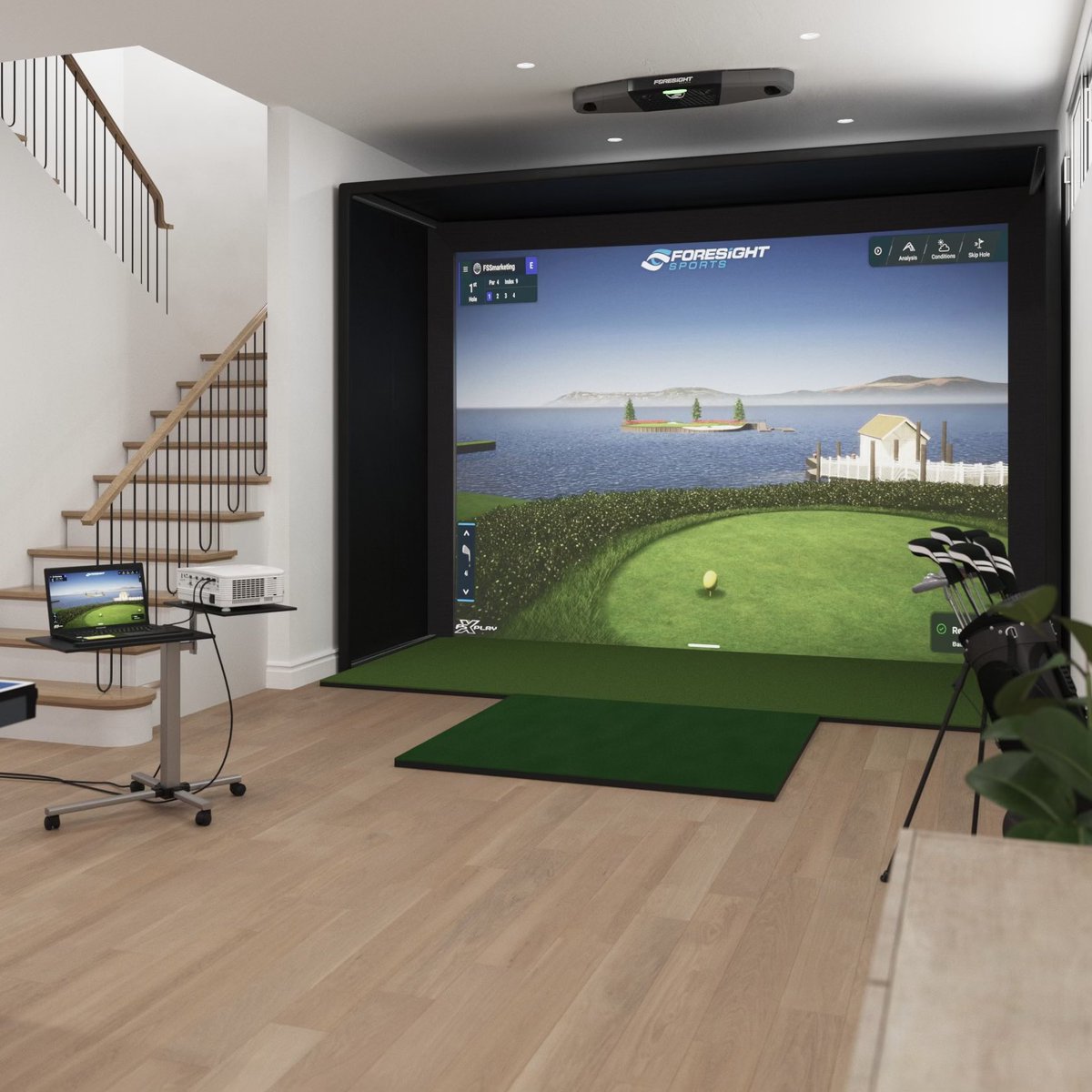 Never miss a round or practice session again and experience the most true-to-life golf simulation experience for any-time, any-weather golf. The Falcon is available with all our premium simulator solutions including the revolutionary Sim-in-a-Box. #foresightsportseurope #falcon
