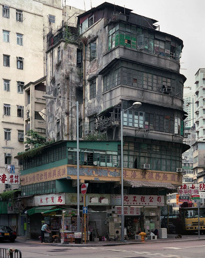 The unvarnished beauty of Hong Kong's corner houses as captured by Michael Wolf (1954–2019)