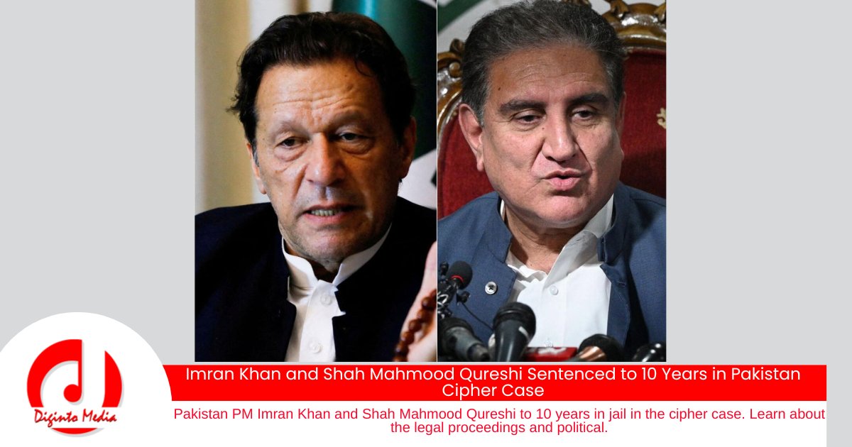 Imran Khan and Shah Mahmood Qureshi Sentenced to 10 Years in Pakistan Cipher Case
digintomedia.com/crime/imran-kh…
#ImranKhan #ShahMahmoodQureshi #CipherCase #Pakistan #LegalVerdict #PoliticalImplications #JailSentence