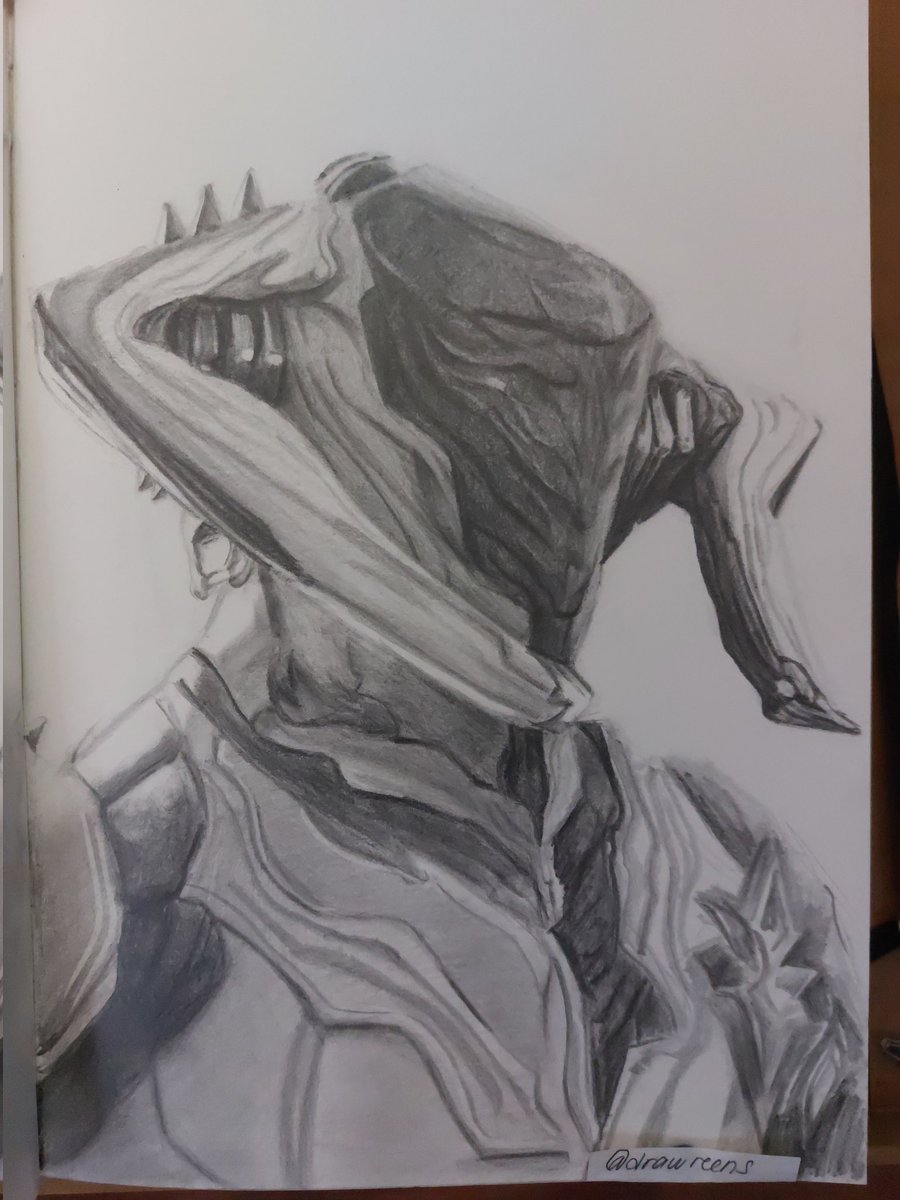drawreens's tweet photo. First drawing of 2024, Loki Prime!
 #Warframe #Warframefanart #warframeart https://t.co/yOovx6TZw0