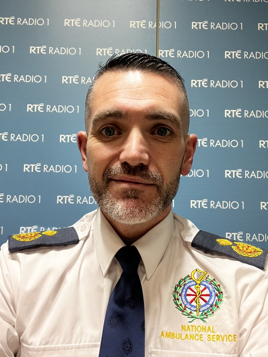 Delighted to be joining <a href="/olivercallan/">Oliver Callan</a> on <a href="/RTERadio1/">RTÉ Radio 1</a> this morning to promote the great work that our <a href="/AmbulanceNAS/">National Ambulance Service 🇮🇪🚑</a> community first responders do all around the country with the guidance and support of a tremendous community engagement team. 
becomeacfr.ie 
cfr@hse.ie