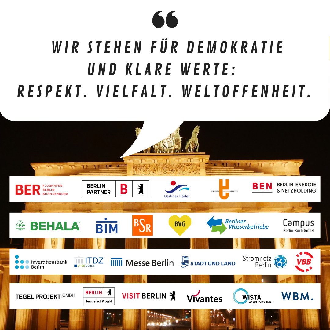 Hand in Hand ‒ #WirSindDieBrandmauer, das ist das Motto der großen Demonstration am 3. Februar in Berlin. Dann wird ein breites Bündnis aus der Zivilgesellschaft, darunter Gewerkschaften, Kirchen und Vereine, für unsere Demokratie, für ein respektvolles Miteinander, (...1/3)