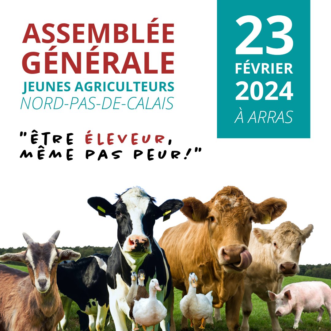 [Assemblée Générale]

Notre Assemblée Générale élective approche à grands pas !
Rendez-vous le 23 février à Arras 📍
Lien d'inscriptions : form.jotform.com/233333525793358
Adhérents, soyez au rendez-vous ! 🤝