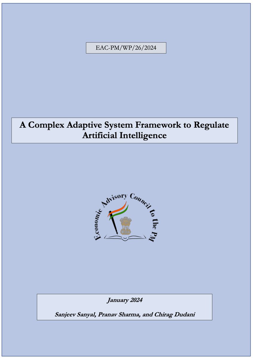 EACtoPM's tweet photo. ⁠AI offers benefits but could also pose significant risks - "AI systems bring potential dangers, such as the prospect of "runaway AI" where systems recursively self-improve beyond human control." @SanjeevSanyal, Pranav Sharma &amp; Chirag Dudani write. 1/8 https://t.co/hxZJMb2J20 https://t.co/BbEjLRLzqB