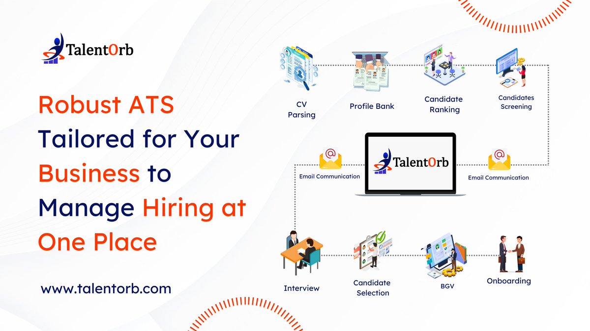 TalentOrb's tweet photo. Recent stats show that 94% of recruiters agree that their ATS has significantly improved their organization’s hiring process.

73% of job seekers are passive, making it essential to grab their attention swiftly, which is possible with robust software. 📈 https://t.co/550FbRfdE7 https://t.co/GUA88GxtIy