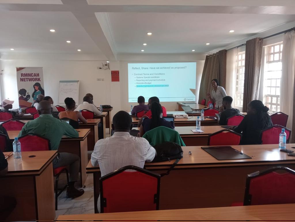 We are currently conducting a monitoring and evaluation activity with a priority review of E4A seed grant performance, contract and plan of way forward in the upcoming project. All member organisations and E4A team present.