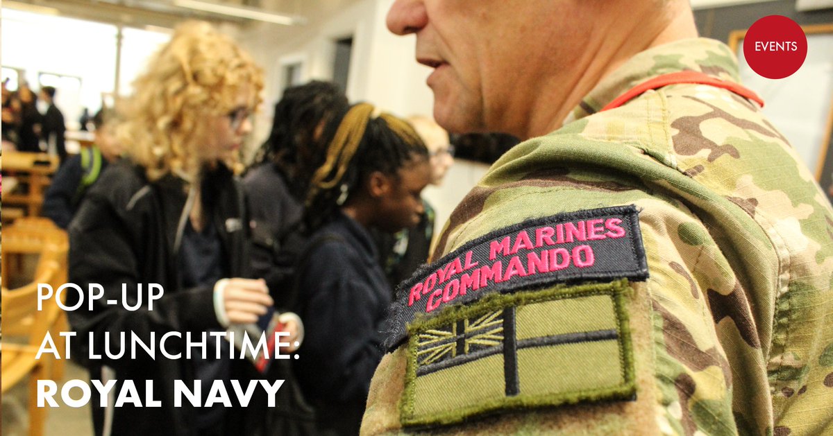 MillbayAcademy's tweet photo. 🚀 Pop-up at Lunchtime!🗣 The Royal Navy Careers Office took the spotlight last Wednesday.⚓️They delved into the diverse roles within the Royal Navy and discovered the funded HE training offer! #thinklikeacreative #CareerExploration #FutureLeaders #MillbayAcademy 🚢✨ https://t.co/lQjCZ9OeEp