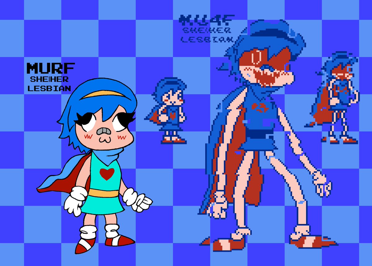 CartoonSockFE's tweet photo. I want to present to one of my fire emblem oc/exe, Murf The Wacky Hero! Murf is a bootleg character version of Marth and an Anti EXE as well. Her story is not finish, it’s in wip!
#exeoc #execommunity #EXE #fireemblem #fireemblemexe https://t.co/dFdawIVxT0