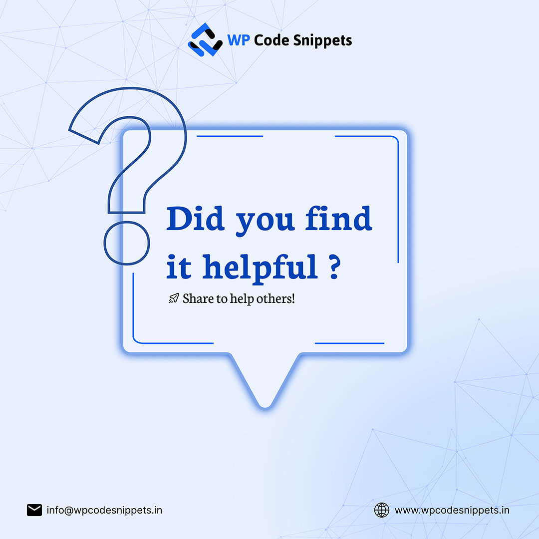 Wp_codesnippets's tweet image. Learn how to effortlessly reorder product tabs with just a few lines of code! Code Link: wpcodesnippets.in/how-to-reorder……
#ecommercestore #Coding #WordPress
