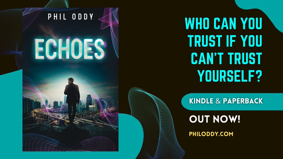 philoddy's tweet image. Hate your job? ✅

Life is chaotic?  ✅ 

Found a note that you wrote to tell yourself you’re stuck in a time loop? ◻️

Step into Estrel Beck’s shoes… Echoes, out now!

#scifibooks #BookTwitter #indieauthor 

Welcome to Trinity!

amazon.co.uk/dp/B0CPX8RY9T

amazon.com/dp/B0CPX8RY9T