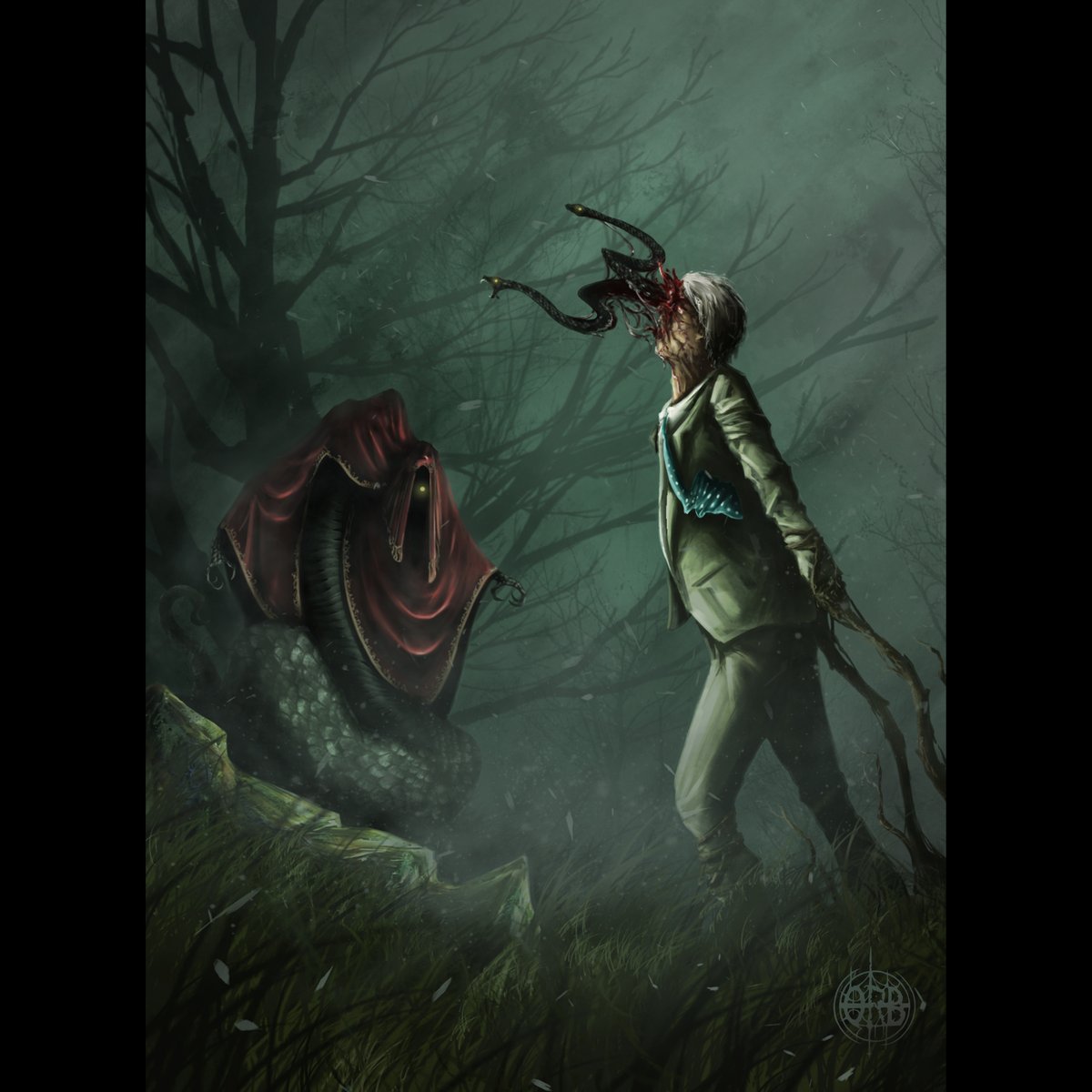 ORB_666's tweet photo. Cover I did for Overgowth project with @kaijupoet . Link to follow it here: https://t.co/RkrpDYnmyw
#snakeguy #crazydruid https://t.co/8LfRWF93XL