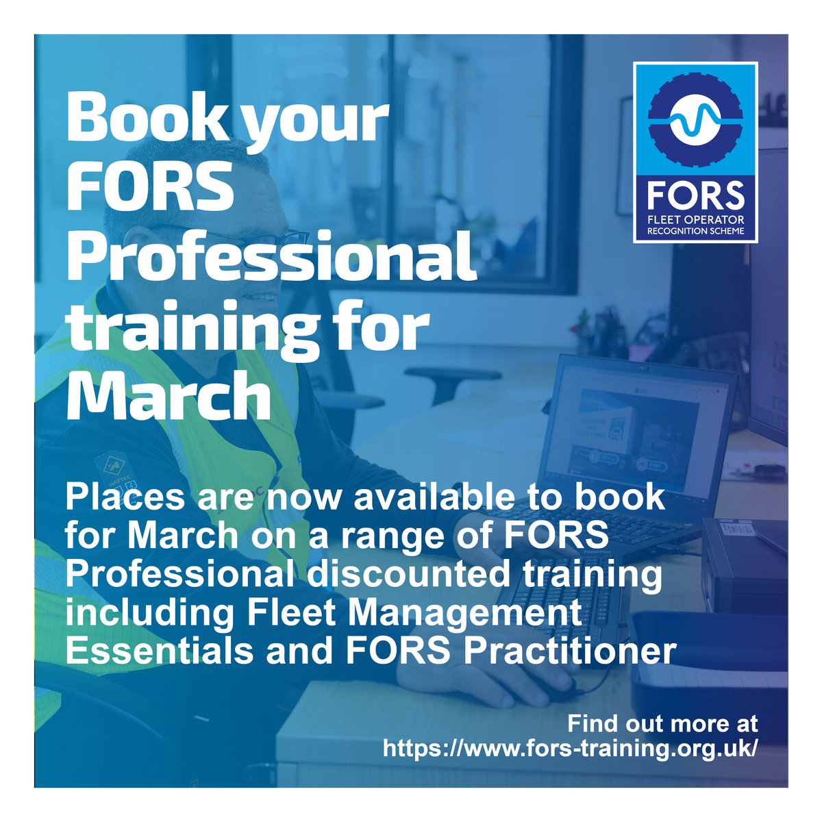 Places are now available to book for March on a range of #FORS Professional discounted #training including Fleet Management Essentials and #FORSPractitioner. Book your place here: lnkd.in/e5adtA4S