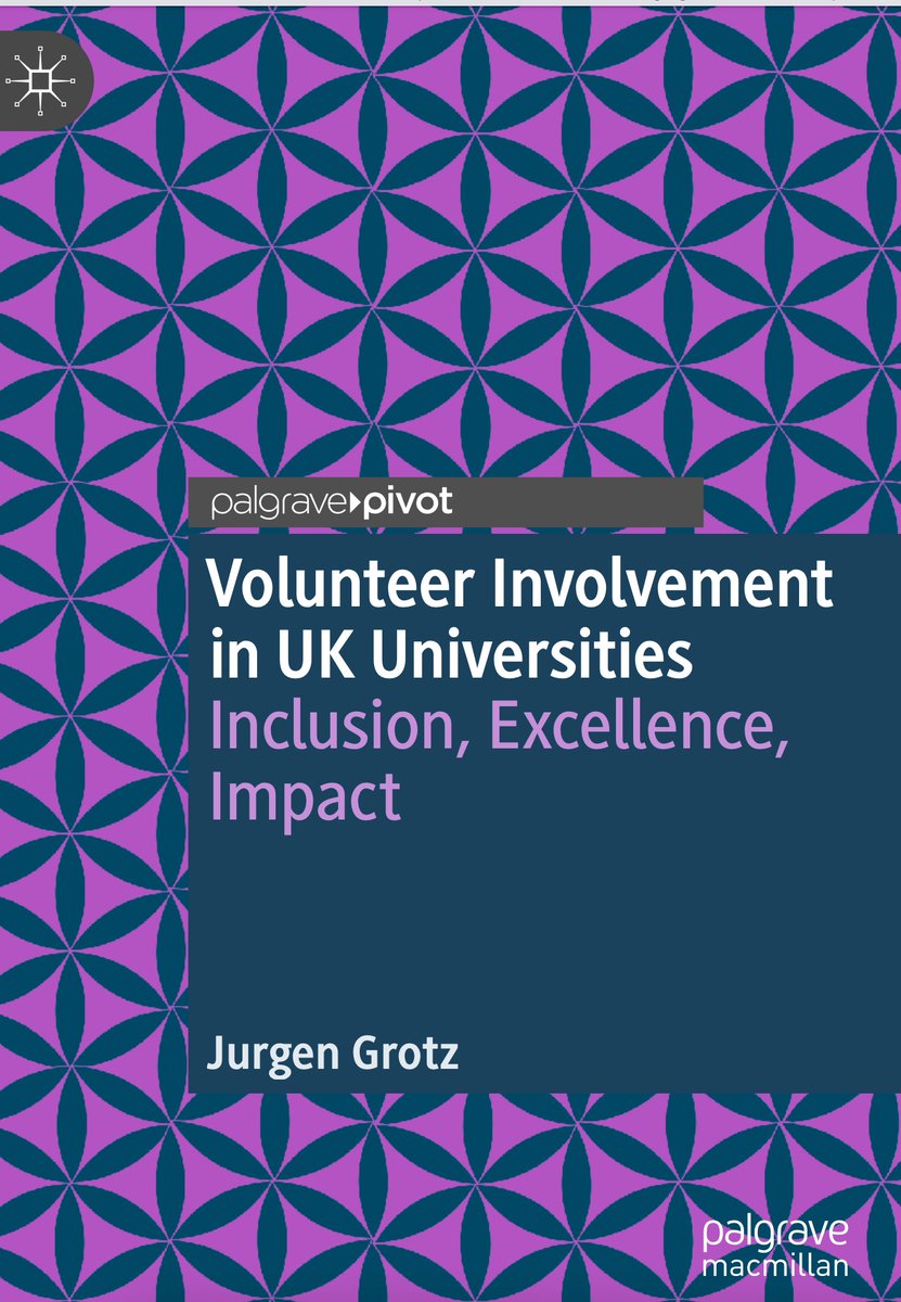 'Volunteer involvement in universities is ubiquitous, extremely diverse and complex.' link.springer.com/book/10.1007/9… @VisionForVol @vol_norfolk @LSEVolunteering @UNVolunteers @UCLVolunteering @volunteering_uk @hvastuff @VolCentre_KandC @uniofeastanglia @UKCPhilanthropy