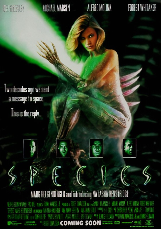 #MOVIE OF THE DAY

SPECIES
Scientists must track down @nathenstridge  an alien seductress before she can mate with a human & resulting in the destruction of mankind @MichaelMadsen #benkingsley #AlfredMolina
@ForestWhitaker @MargHelgen #MichelleWilliams @matthew_ashford @melbic21