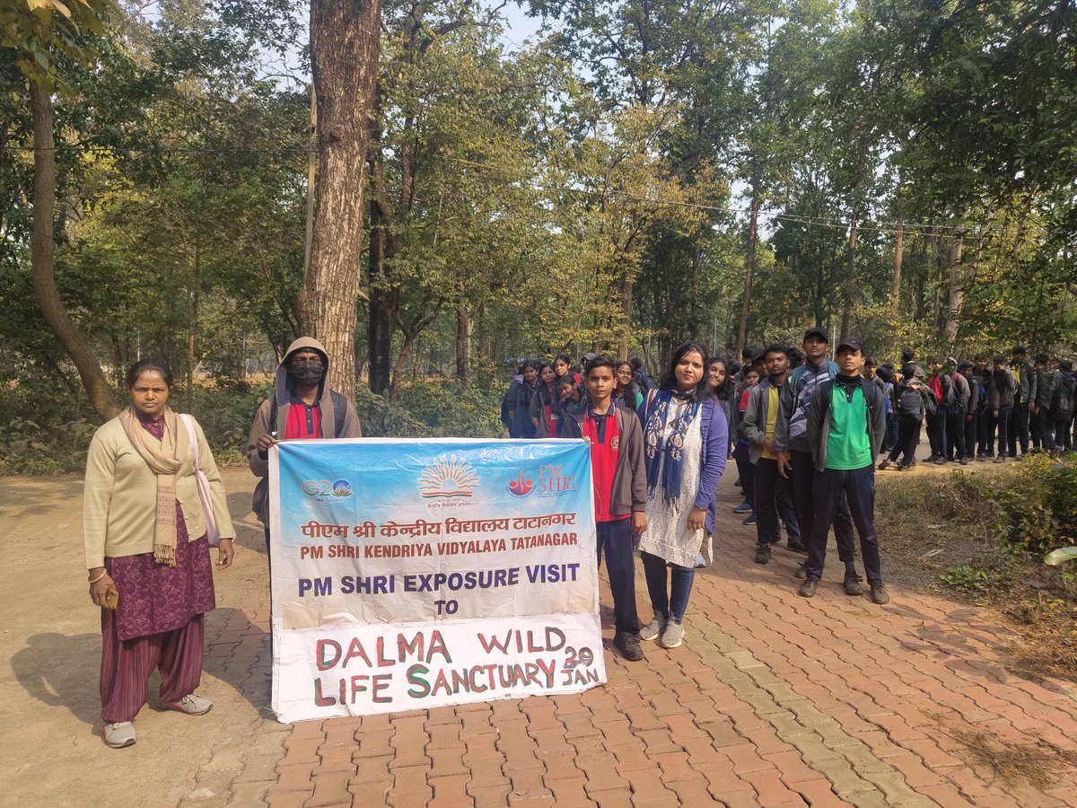 kvtatanagar's tweet image. Excursion trip to Dalma wild life sanctuary  under Eco club by students of class 9 of pmshri Kv Tatanagar today  #knowyourenvironment .
@KVS_HQ 
@EduMinOfIndia 
@KendriyaRanchi 
@DCEastSinghbhum 
@MinistryofEd