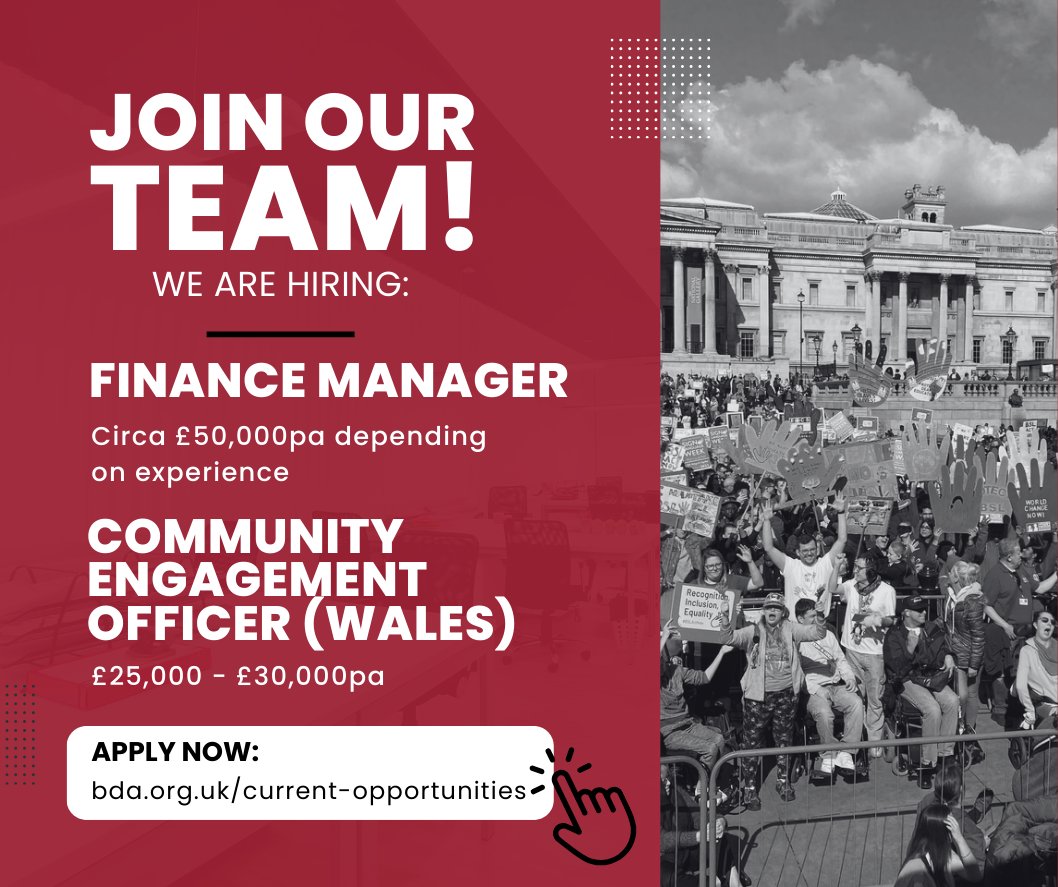 BDA_Deaf's tweet photo. Join #TeamBDA! We're hiring:

🔹 Finance Manager - Full-time, Hybrid, £50k approx.
🔹 Community Engagement Officer (Wales) - Full-time, Cardiff, £25k-£30k.

Be a part of our mission to empower the Deaf community! 

Apply now: https://t.co/fCTswksAle https://t.co/AdRSY04608