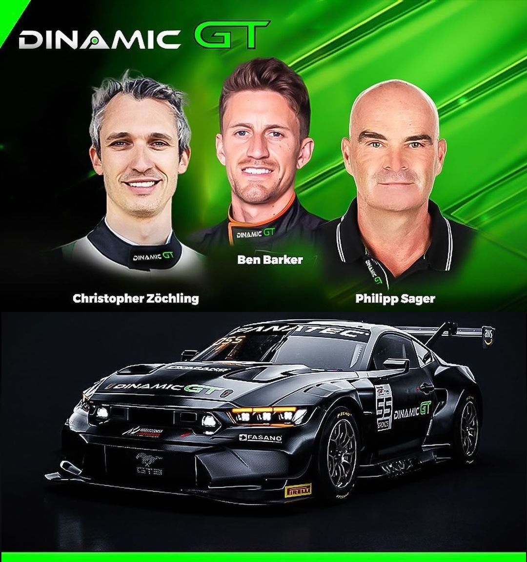 GTWorldChEu's tweet photo. Dinamic GT has firmed up a second crew to tackle the full 2024 season with its new Ford GT3 🤝

It takes two to (Mus)tango 💃🕺

🔗 https://t.co/dGXOWcgJzM

#FanatecGT | #GTWorldChEu https://t.co/i7UfHHdoBk